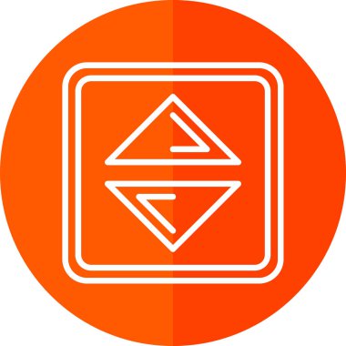 ok simgesi, vektör illüstrasyonu 