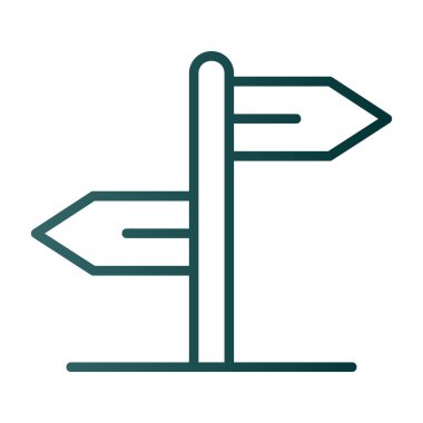 yön işareti vektör illüstrasyonuName