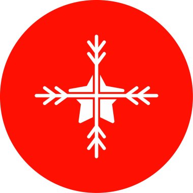 kar web simgesi, vektör çizim 