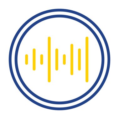 vektör illüstrasyonu, basit ses simgesi