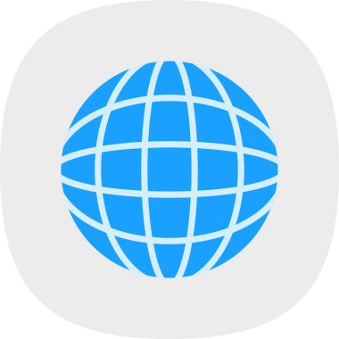 Küresel simge vektör illüstrasyonu