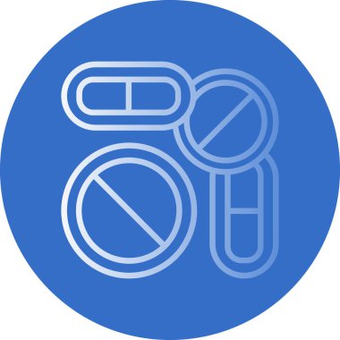 vektör uyuşturucu ikonu illüstrasyonu