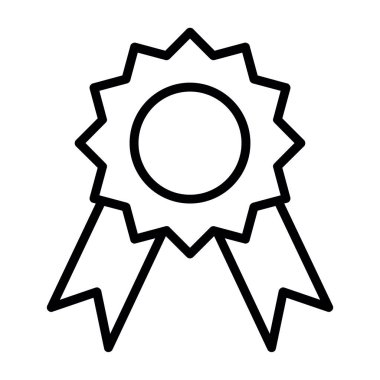 Madalya Web simgesi basit illüstrasyon 