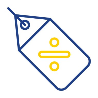 Fiyat etiketi web simgesi, vektör illüstrasyonu