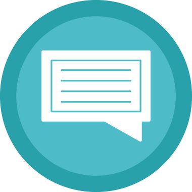 sohbet baloncuğu ileti vektör çizgisi simgesi 