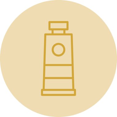 Basit bir resmetme tüpü simgesini boya 