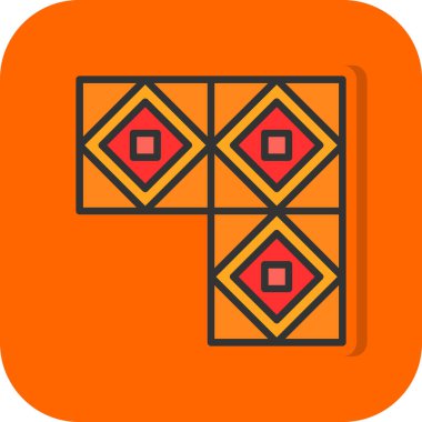 Ahşap ev simgesinin vektör illüstrasyonu