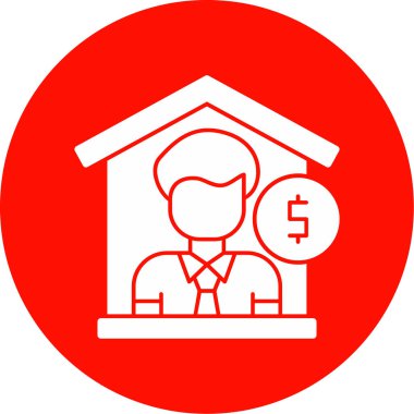 banka simgesi vektör illüstrasyonu