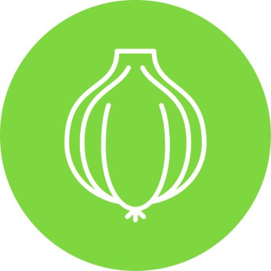  Sarımsak vektör simgesi, illüstrasyon 