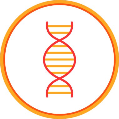 dna. Web simgesi basit illüstrasyon 