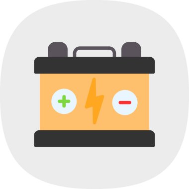 Pil. Web simgesi basit tasarım                       