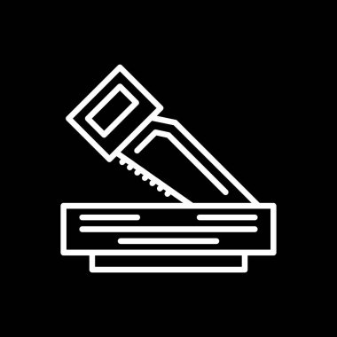 boya fırçası ve paten çizgisi vektör çizimi