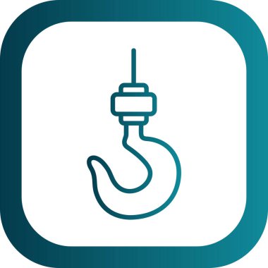 Vinç kanca kutsal kişilerin resmi, vektör çizim