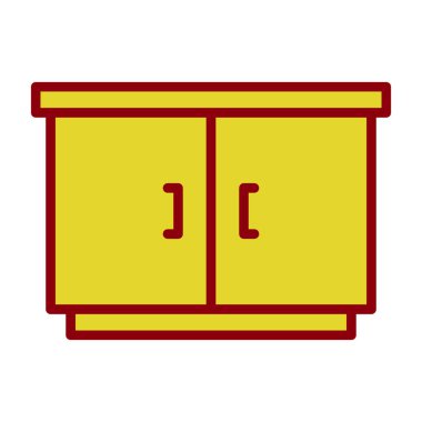ahşap kutu izole simgesi
