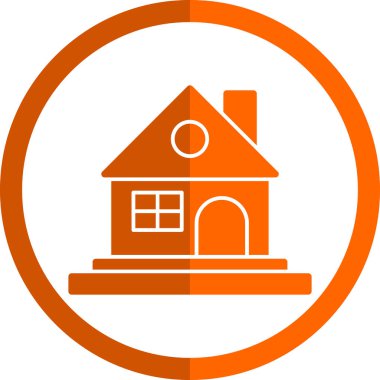 Ev ikonu. taslak ev vektör illüstrasyonu 