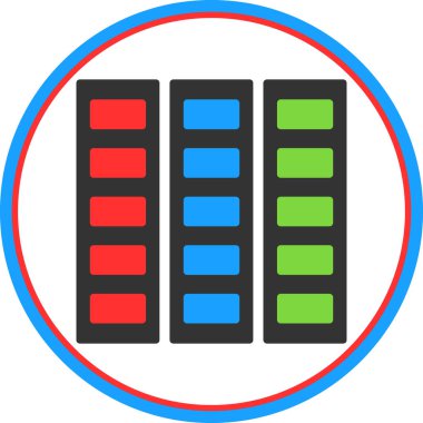 Modern simge sembolünün vektör illüstrasyonu