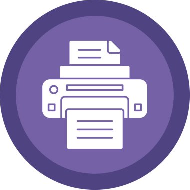  yazıcı web simgesi basit illüstrasyon