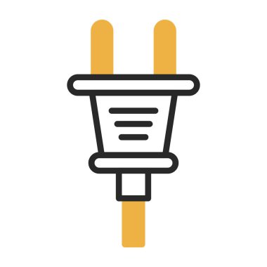 Plug web simgesi, simge illüstrasyonu