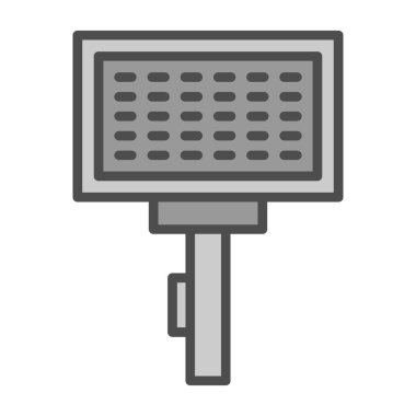 fırça ağ ikonu vektör illüstrasyonu