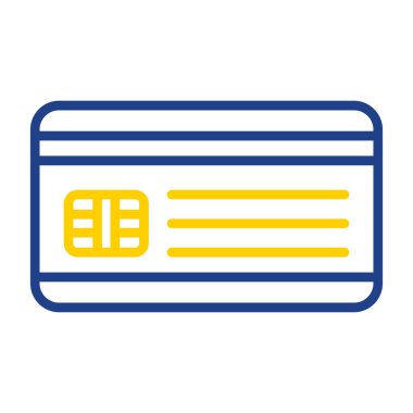 Kredi kartı vektör illüstrasyonu 