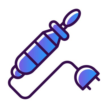 el feneri. Web simgesi basit illüstrasyon