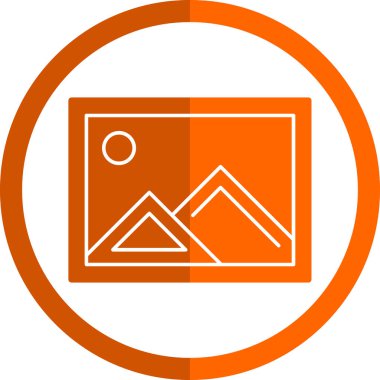 resim simgesi, vektör illüstrasyonu basit tasarım