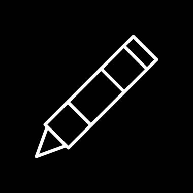 pastel boya simge vektör çizim