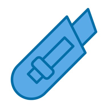 Kağıt Kesicisi ikon vektör illüstrasyonu