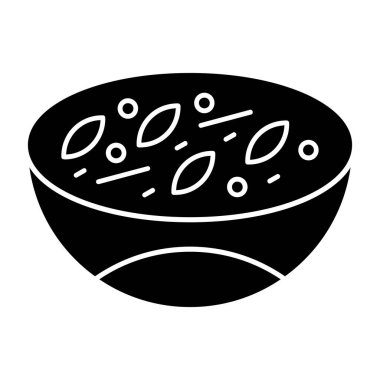 Çorbalı kase, vektör tasarımı