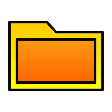 Dosya. Web simgesi basit illüstrasyon 