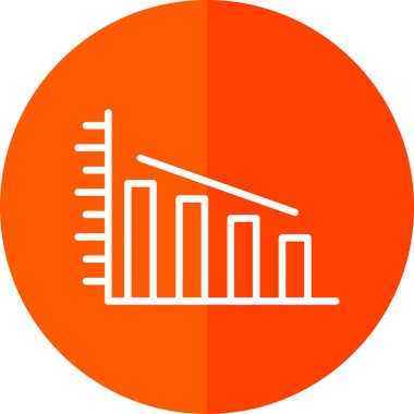 Grafik. Web simgesi basit illüstrasyon 