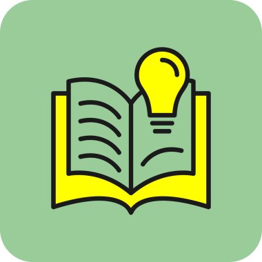 vektör eğitimi ve iş simgesi