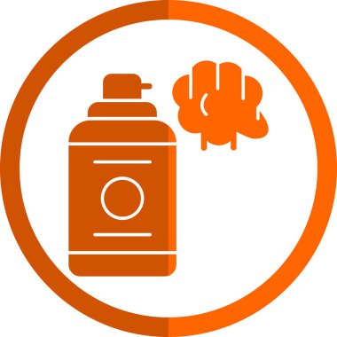 duş banyosu düz yuvarlanmış vektör simgesi