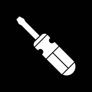 tornavida aracı simge vektör illüstrasyon tasarımı