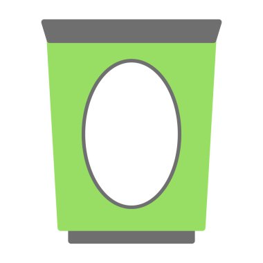 Dustbin web  icon. vector illustration.