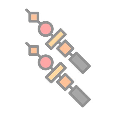 Modern simgenin vektör illüstrasyonu