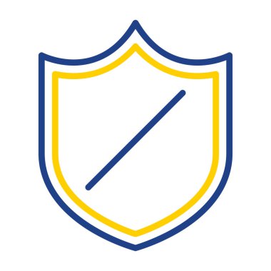 kalkan simgesi web basit illüstrasyon