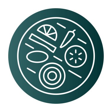 Benzersiz Bisiklet Vektör Satırı Simgesi