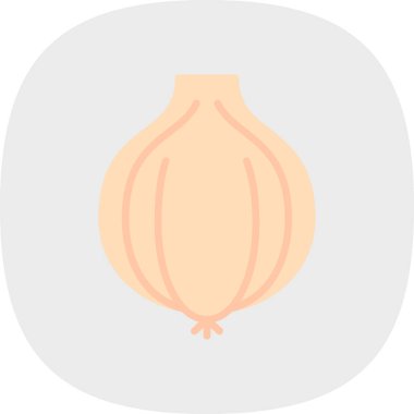  Sarımsak vektör simgesi, illüstrasyon 