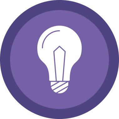 Ampul simgesi web basit illüstrasyon