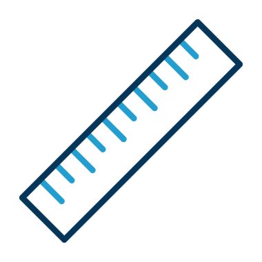 ruler icon, vector illustration simple design