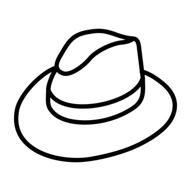 çizim karikatür silindir şapka