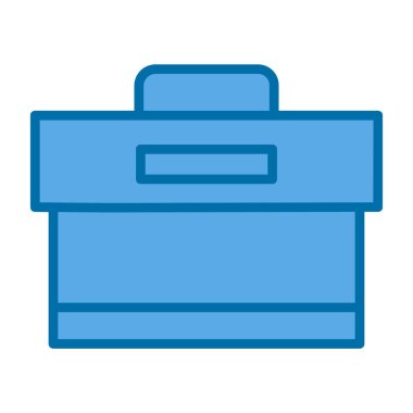 Çanta. Web simgesi basit tasarım