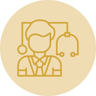 iş adamı simgesi vektör illüstrasyonu