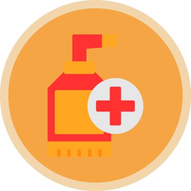 sanitizer bottle vector icon