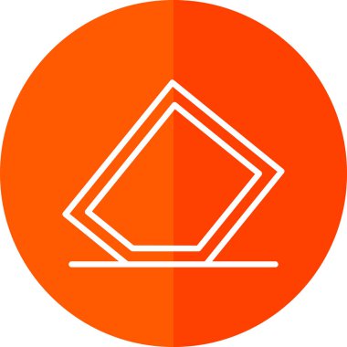 yön işareti simgesi, vektör illüstrasyonu