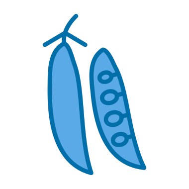 Bezelye. Web simgesi basit illüstrasyon           