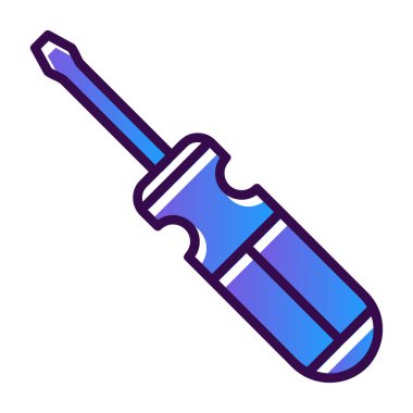 tornavida aracı simge vektör illüstrasyon tasarımı