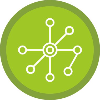 şebeke. Web simgesi basit illüstrasyon