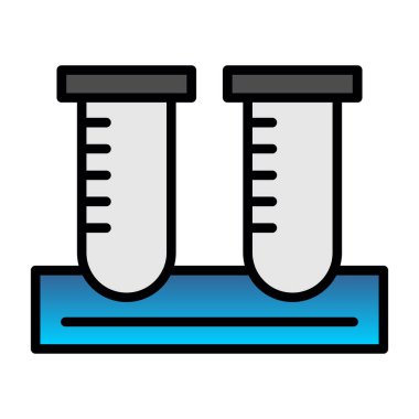 test tubes vector icon design